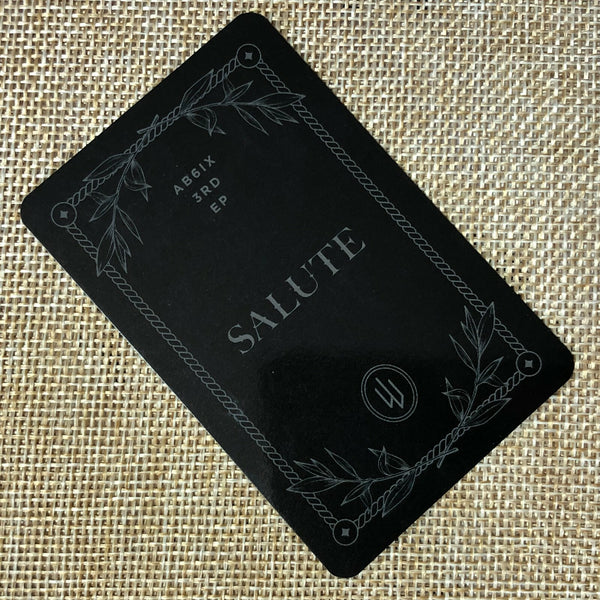AB6IX WOOJIN [ SALUTE ] Official Photocard, 3rd Album Loyal Ver / New / Gift