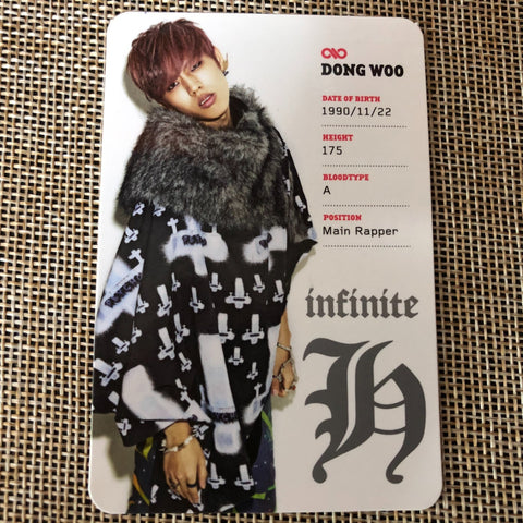 INFINITE H DONG WOO #1 [ Fly High ] Official Photocard / New, Rare / Gift
