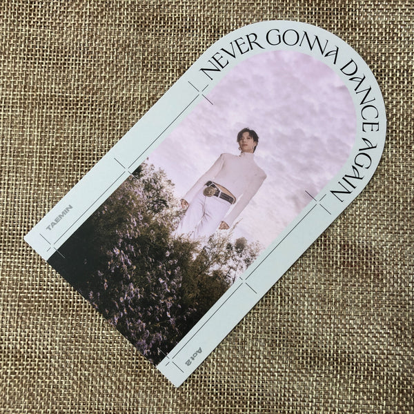 SHINEE TAEMIN [Act 2 Never Gonna Dance Again] Official Ticket Photocard / Gift