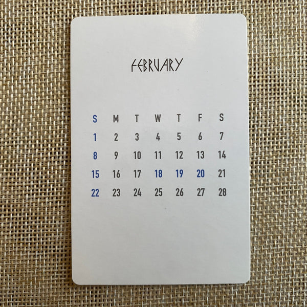 EXO KAI [2015 Season's Greetings] Official Calendar Photocard / New, Rare / Gift