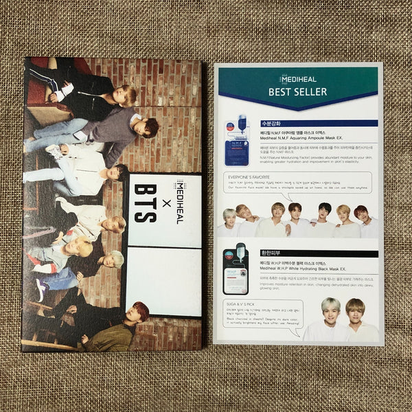 BTS GROUP #3 [ BTS X MEDIHEAL ] Official Postcard Full SET of 14 / New / Gift