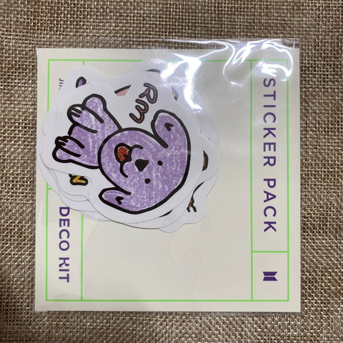 BTS GROUP [ 2022 Deco KIT ] Official Cutting Sticker Pack /New, Rare / Gift