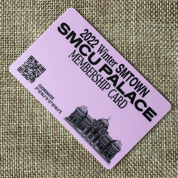 AESPA GISELLE [2022 Winter SMTOWN SMCU PALACE] Official Membership Card PC / New