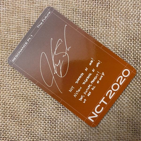 NCT 2020 JOHNNY [Resonance Pt.1] Official Photocard, Future Ver Album / Gift