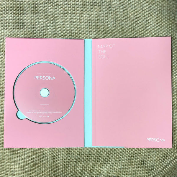 BTS [ Map of the Soul PERSONA Album ] Photobook + CD / NO Photocard / New / Gift