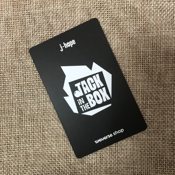 BTS J-HOPE #2 [ JACK IN THE BOX ] Official Photocard, Weverse POB / New / Gift