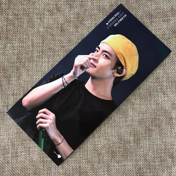BTS V TAEHYUNG [Speak Yourself World Tour London DVD] Official Bookmark / Gift