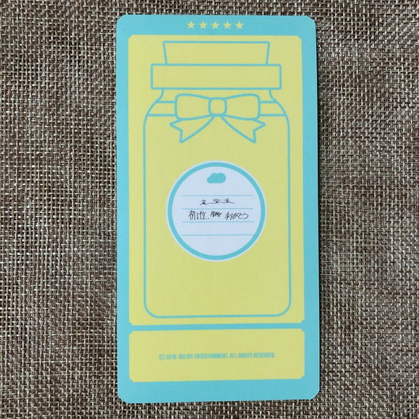 BTS V #5 [4th Muster Happy Ever After JAPAN] Official Cloud Photocard / Gift