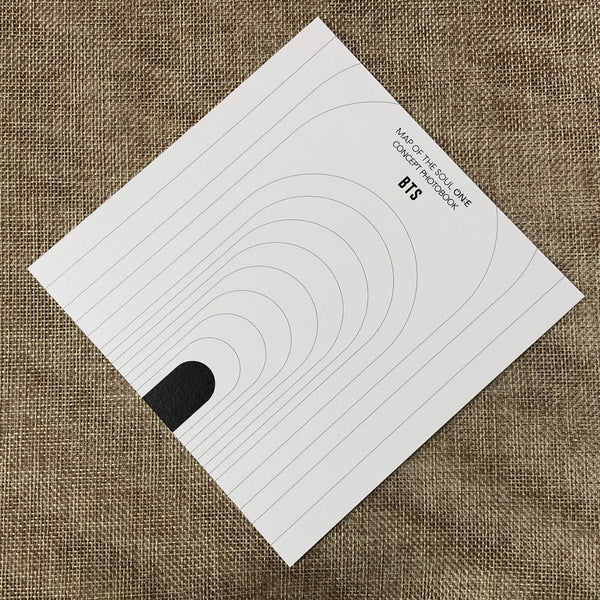 BTS SUGA [ MAP OF THE SOUL MOS ON:E Concept Book ] Square Postcard / New / Gift