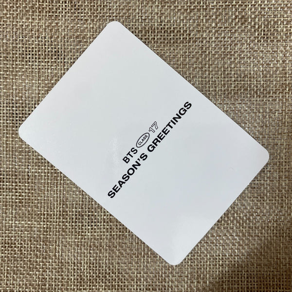 BTS JIMIN [ 2017 Season's Greetings ] Official Photocard / New, Rare / Gift