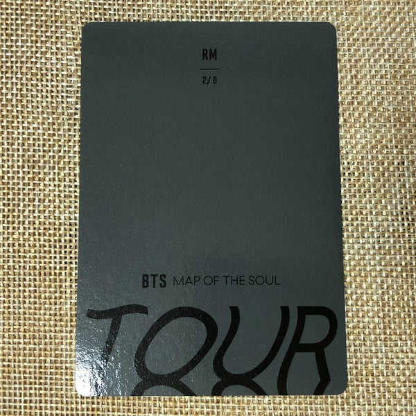BTS RM 2/8 [ Map Of The Soul Tour ] Official Mini Photocard / New / Gift
