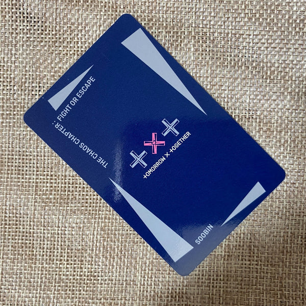 TXT SOOBIN [FIGHT OR ESCAPE] Official Photocard, Chaos Chapter Together / Gift