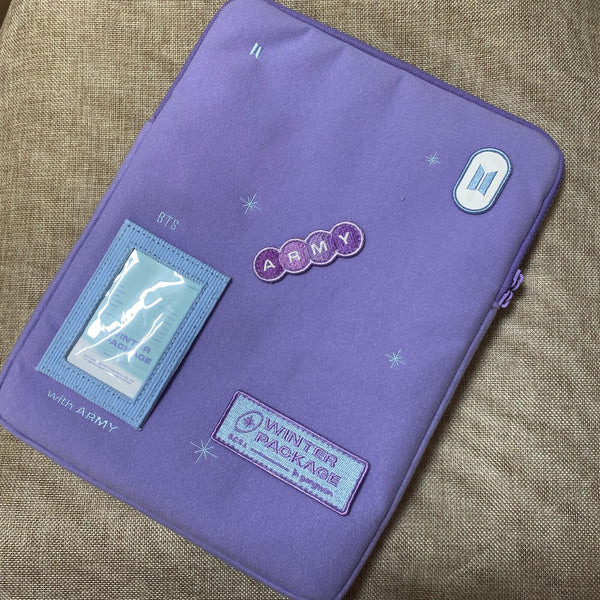 BTS GROUP [ Winter Package 2021 ] Pouch + Wappen (7) / New, Rare / Gift