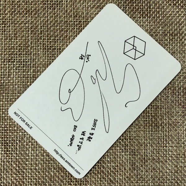 EXO SUHO [ EXODUS ] Official Photocard, 2nd Album Korean Ver / New / Gift