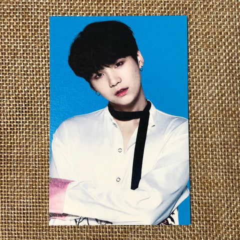 BTS SUGA 1/8 [The Wings Tour Final Concert] Official Mini Photocard / New / Gift