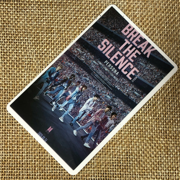 BTS GROUP #2 [Break The Silence Movie] Official Ticket Photocard Photo / Gift
