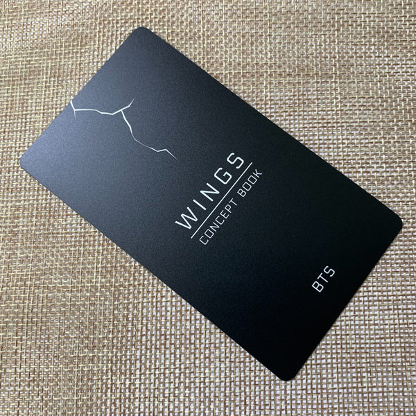 BTS SUGA [ THE WINGS Concept Book ] Official Lenticular Photocard / New / Gift