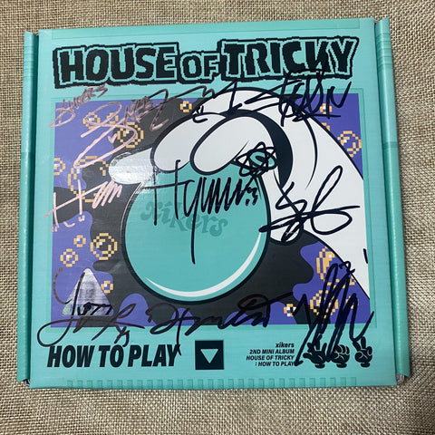 XIKERS All Member HAND SIGNED / House of Tricky / Promo Autographed Album Full S