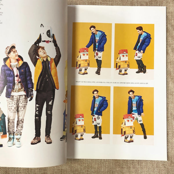 EXO [ KOLON SPORT WITH EXO-K Magazine ] / Good Condition / Gift