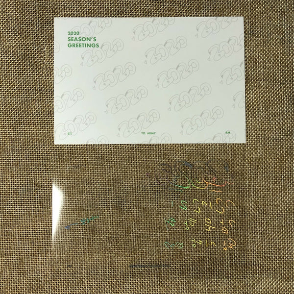 BTS RM [ 2020 Season's Greetings ] Official Limited Postcard Set / New / Gift