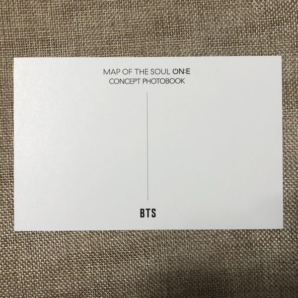 BTS GROUP [MAP OF THE SOUL MOS ON:E Concept Book] Spcial Set Postcard / New/Gift