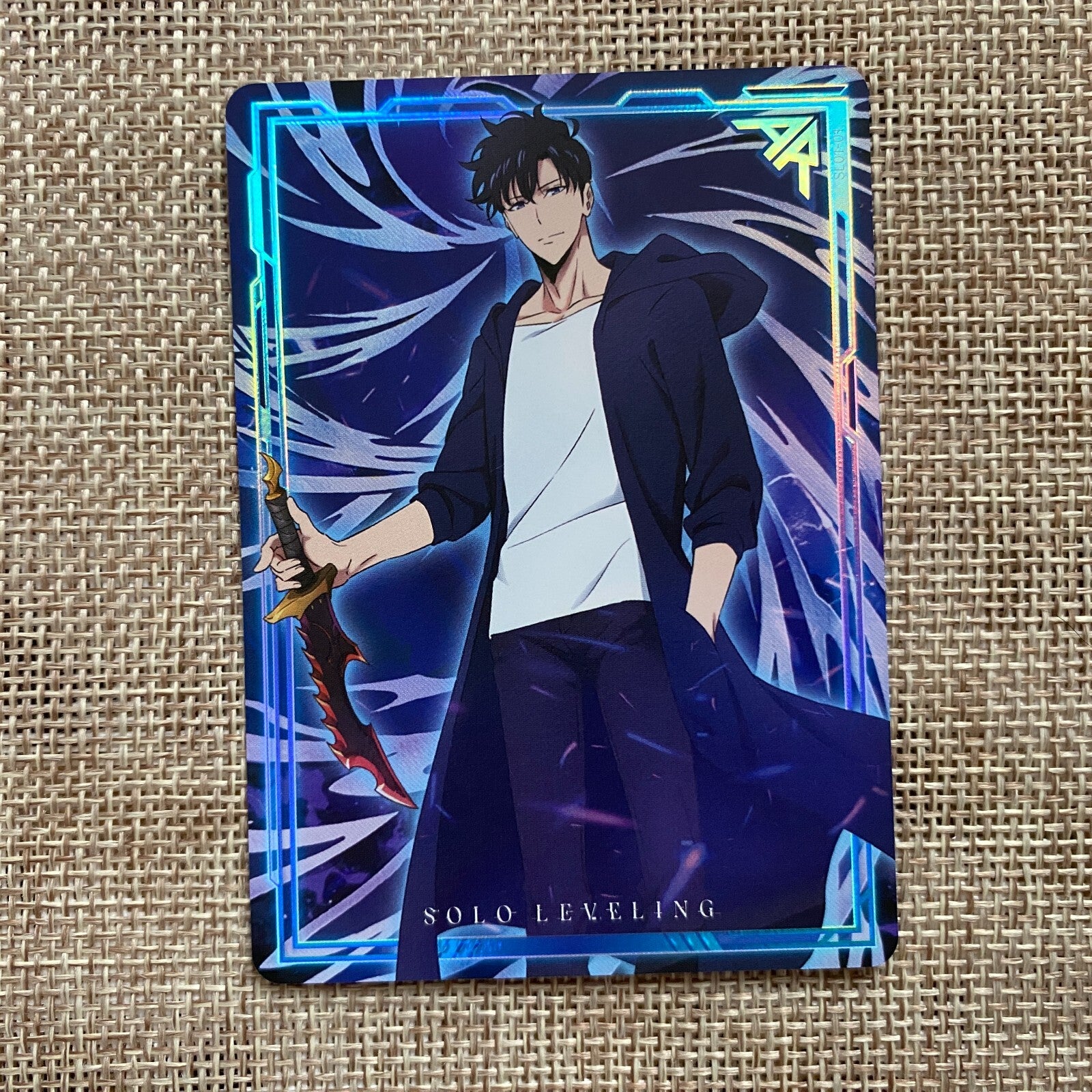 Solo Leveling SL01-01 Sung Jin-woo / AR Card (1pc) / Authentic Ultra Rare / Gift