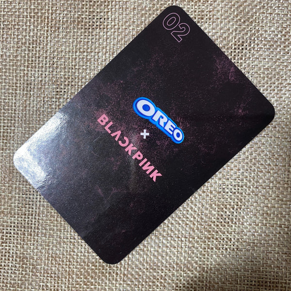 BLACKPINK JENNIE #4 [ OREO X BLACKPINK ] Official Limited Photocard / New / Gift