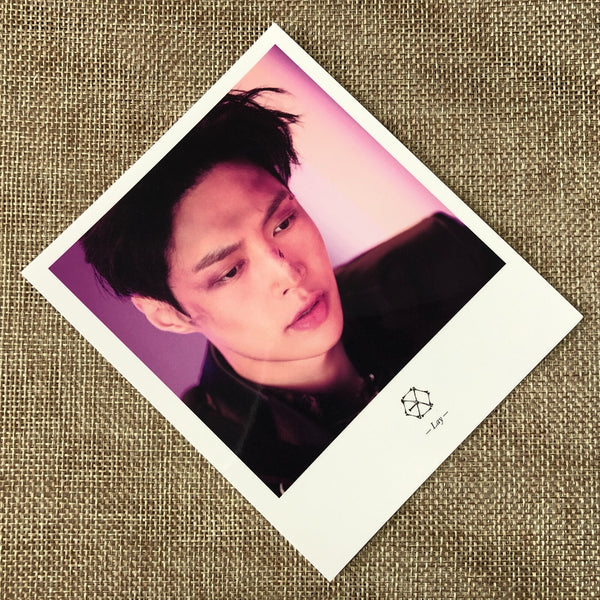 EXO LAY [ EX'ACT ] Official Polaroid Photocard Set of 2, Postcard / New / Gift