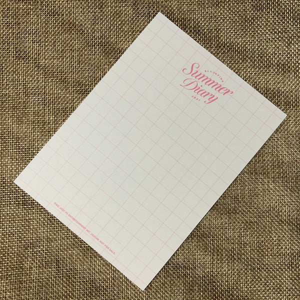 BLACKPINK ROSE #2 [ 2021 SUMMER DIARY ] Official Postcard Photocard / New / Gift