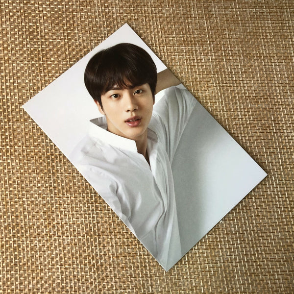 BTS JIN  #2 [ VT Think Your Teeth Official Photocard Black, White ] NEW /+G