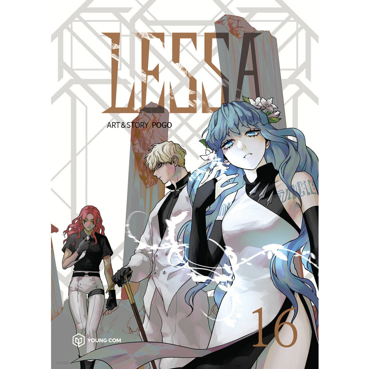 LESSA Vol. 16 Korean Ver Webtoon Comics Manga Book Manhwa / New / Gift