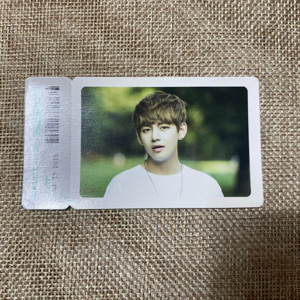 BTS V [ 2nd Muster 17520 ] Official Photocard Photo Ticket / New, Rare / Gift