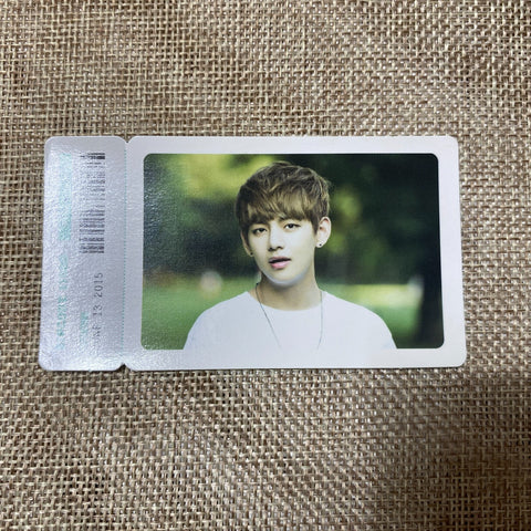 BTS V [ 2nd Muster 17520 ] Official Photocard Photo Ticket / New, Rare / Gift