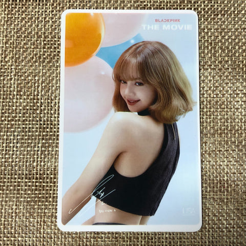 BLACKPINK LISA #1 [ The Movie CGV ] Official Ticket Photocard / New, Rare / Gift
