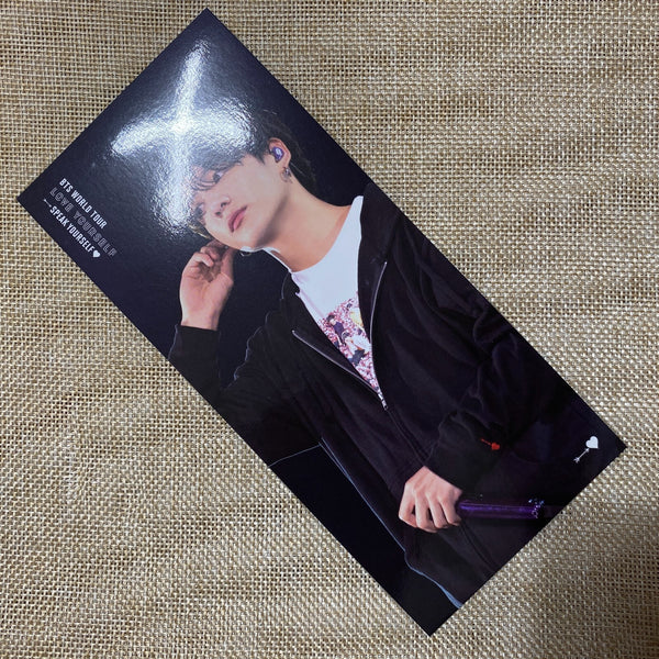 BTS JUNGKOOK [Speak Yourself World Tour London DVD] Official Bookmark / Gift