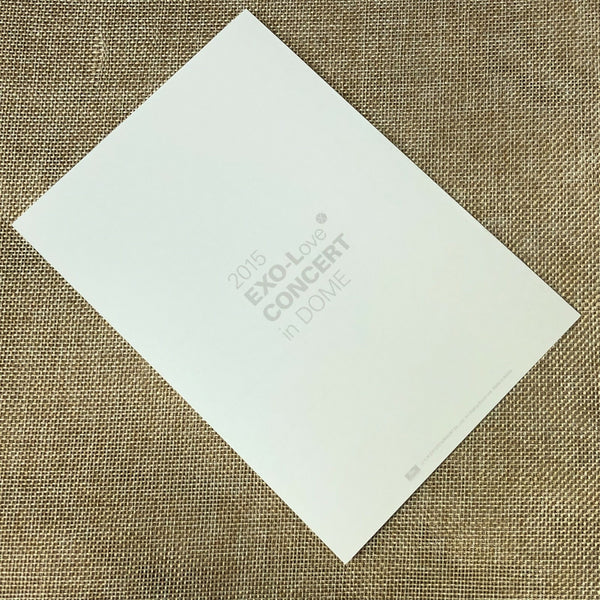 EXO CHEN #2 [ 2015 EXO-Love CONCERT in DOME ] Official Photocard / New / Gift