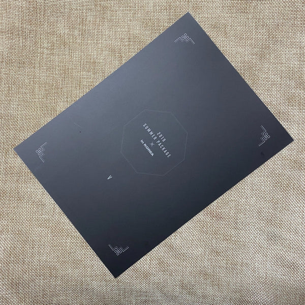 BTS V Taehyung [ 2019 Summer Package ] Mini Poster Photocard / New, Rare / Gift