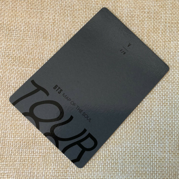 BTS V 7/8 [ Map Of The Soul Tour ] Official Mini Photocard / New, Rare / Gift