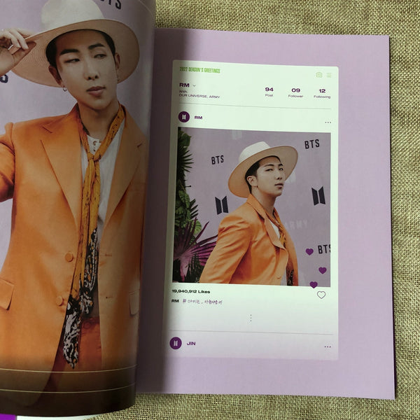 BTS GROUP [ 2022 Season's Greetings ] Official Photobook / New / Gift