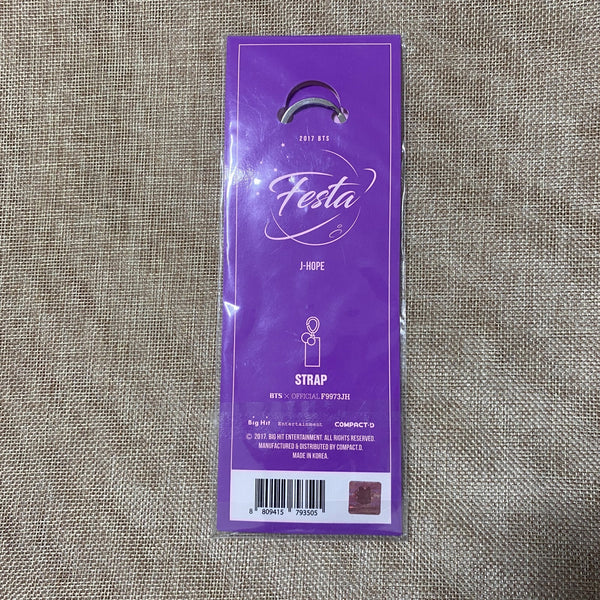 BTS J-HOPE [2017 Home Party Festa] Official Strap Keyring Keychain / New / Gift