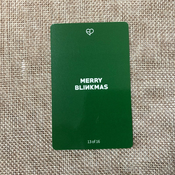 BLACKPINK JENNIE #1  [THE GAME Photocard Collection] Christmas Ed / New, Rare/G