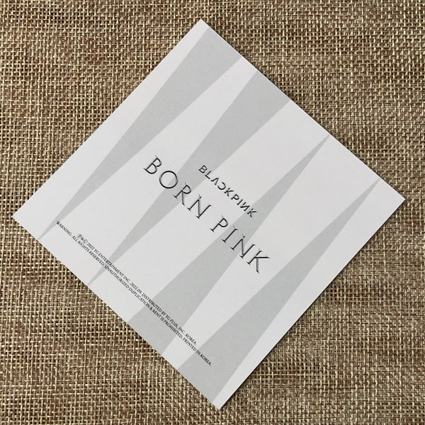BLACKPINK JENNIE #1 [ Born Pink Kit ] Official Square Photocard / New / Gift