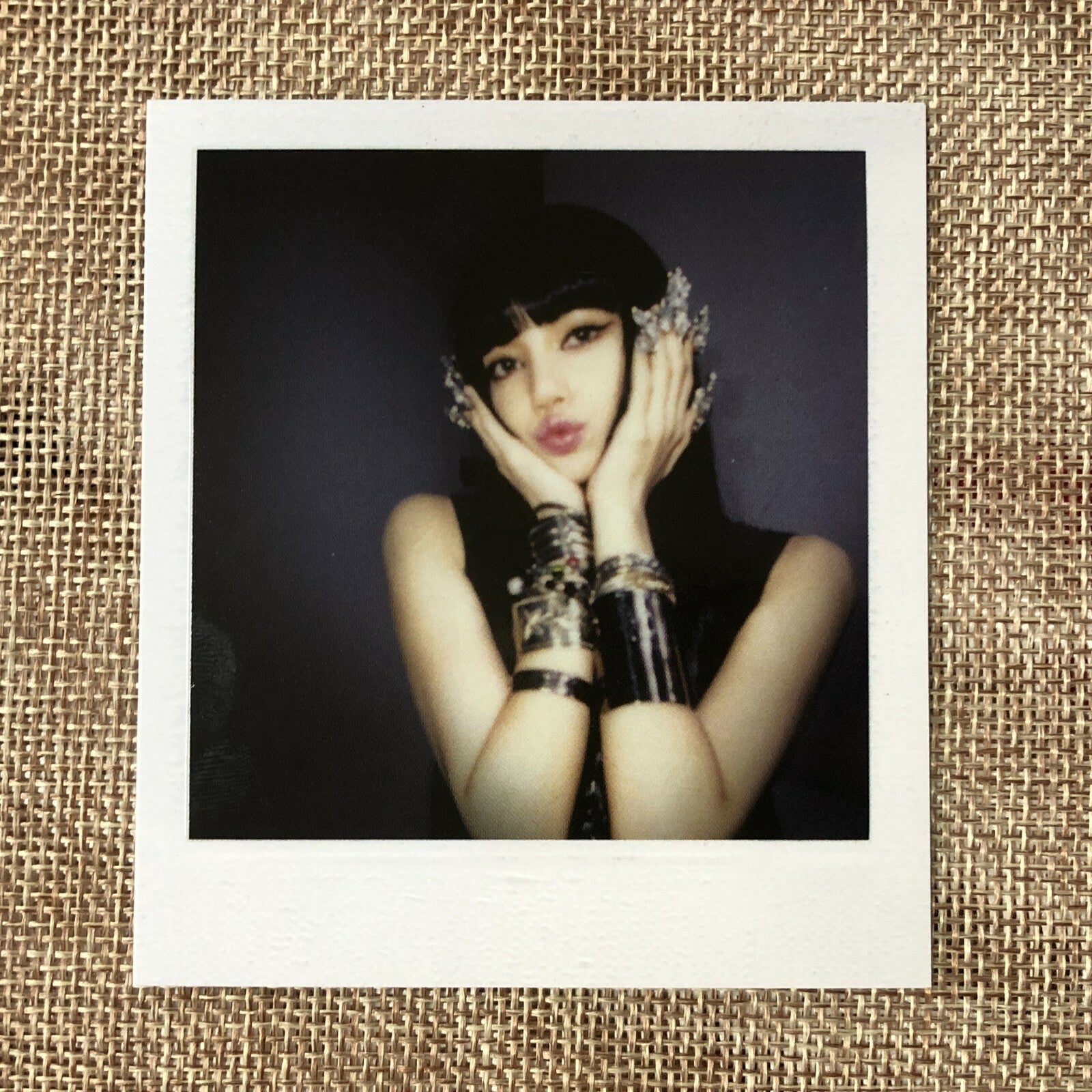 BLACKPINK LISA #2 [ LALISA ] Official Polaroid Photocard, Black Ver / New / Gift