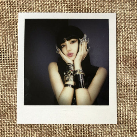 BLACKPINK LISA #2 [ LALISA ] Official Polaroid Photocard, Black Ver / New / Gift