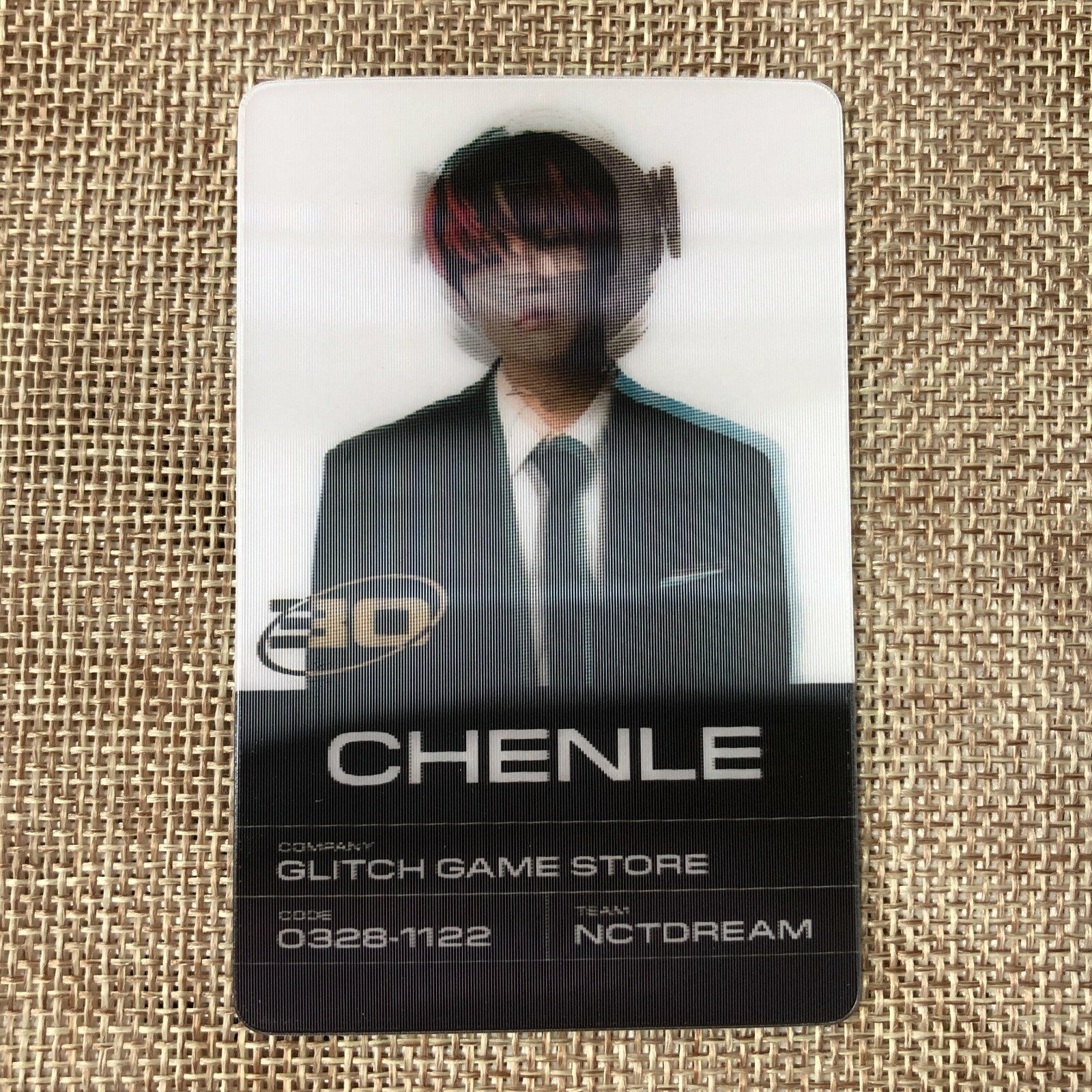 NCT DREAM CHENLE [GLITCH MODE] Official Lenticular Photocard, Scratch / Gift
