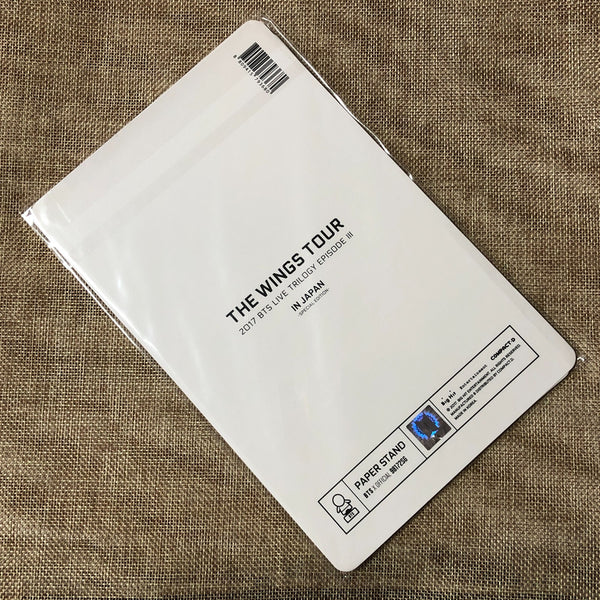 BTS SUGA [The Wings Tour in Japan Special] Official MD Paper Stand / New / Gift