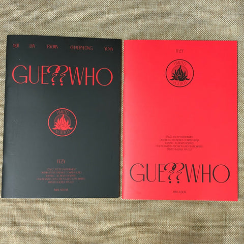 ITZY [ GUESS WHO Album ] Photobook + CD, Limited Ed / NO PC / New / Gift