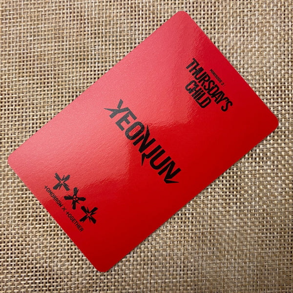 TXT YEONJUN [MINISODE 2 : Thursday's Child] Official Photocard, Mess Ver / Gift
