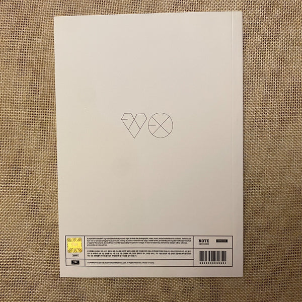EXO CHEN [ EXO-M XOXO ] Official Notebook, SM Entertainment / New, Rare / Gift