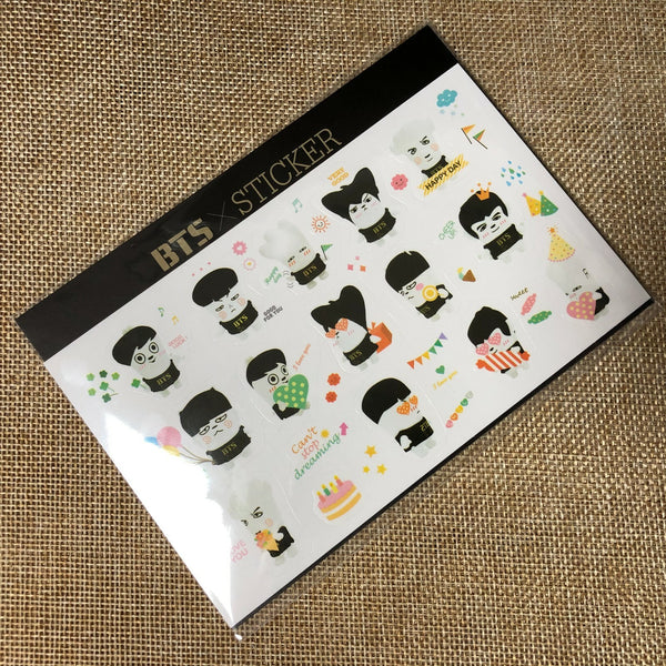 BTS GROUP [ SKOOL LUV AFFAIR ] Official Sticker Set / New, Rare / Gift